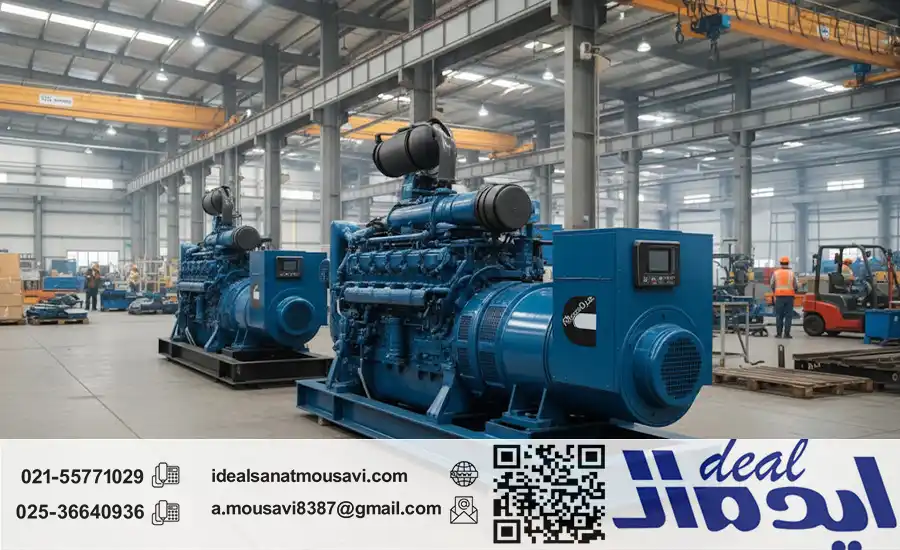 ارزیابی عمر مفید قطعات یدکی در ژنراتورهای گازسوز صنعتی