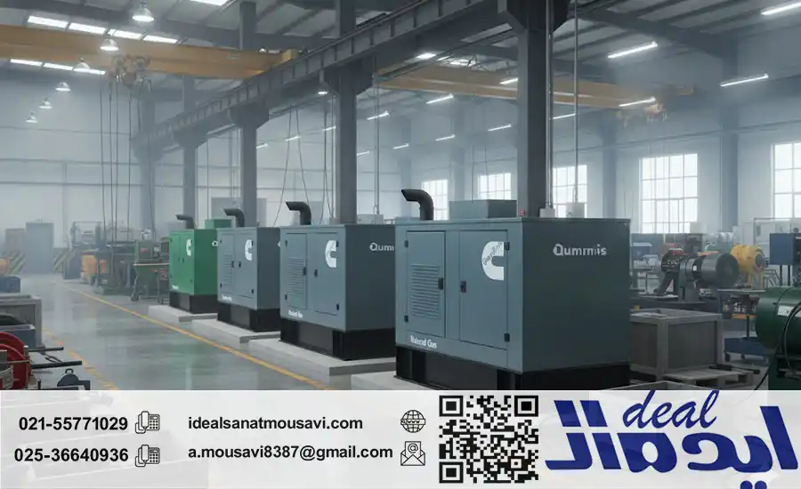 ارزیابی عمر مفید قطعات یدکی در ژنراتورهای گازسوز صنعتی