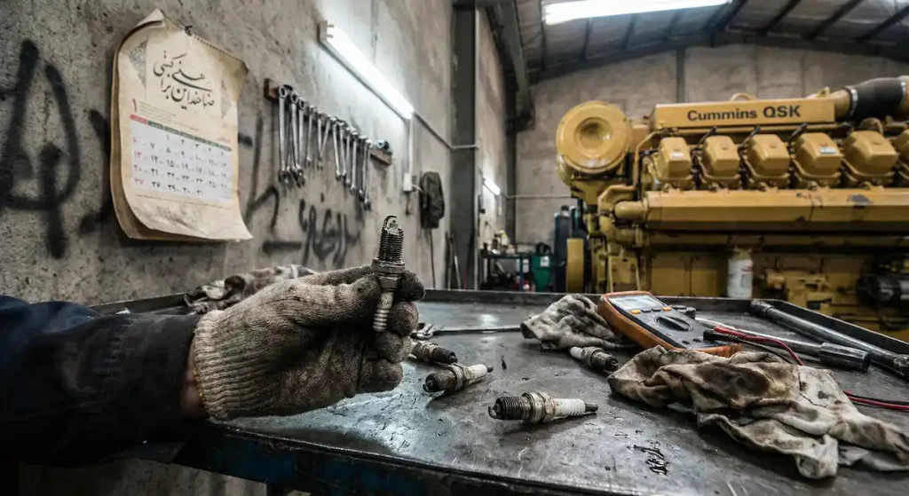 تحلیل خرابی شمع‌های گازسوز Cummins QSK/QSV: علل الکترودی و حرارتی